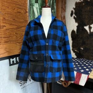 Vintage Buffalo Plaid Flannel Jacket